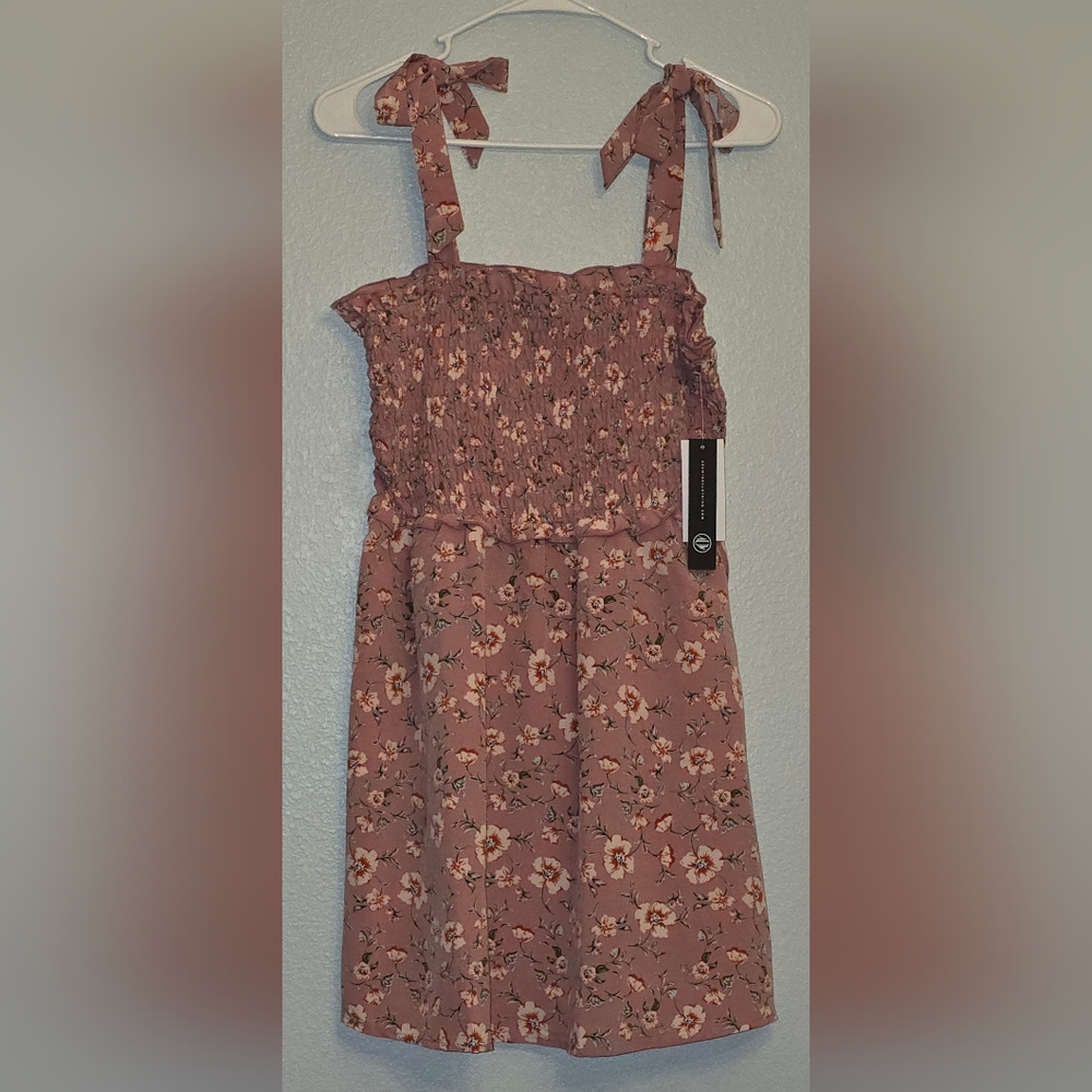 As U Wish Floral Dress Juniors Size Large NWT - Picture 2 of 3